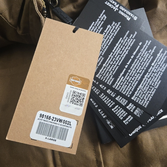 Womens Panorama Harley Davidson ADV Women XL Waxed Hooded Riding Jacket 092025 - Picture 6 of 11